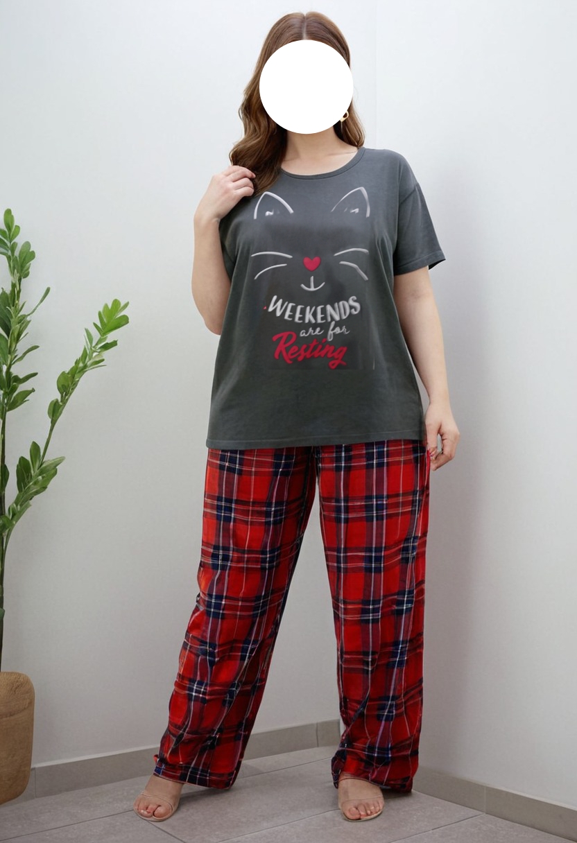 SOFT COTTON PAJAMA SUIT -D98